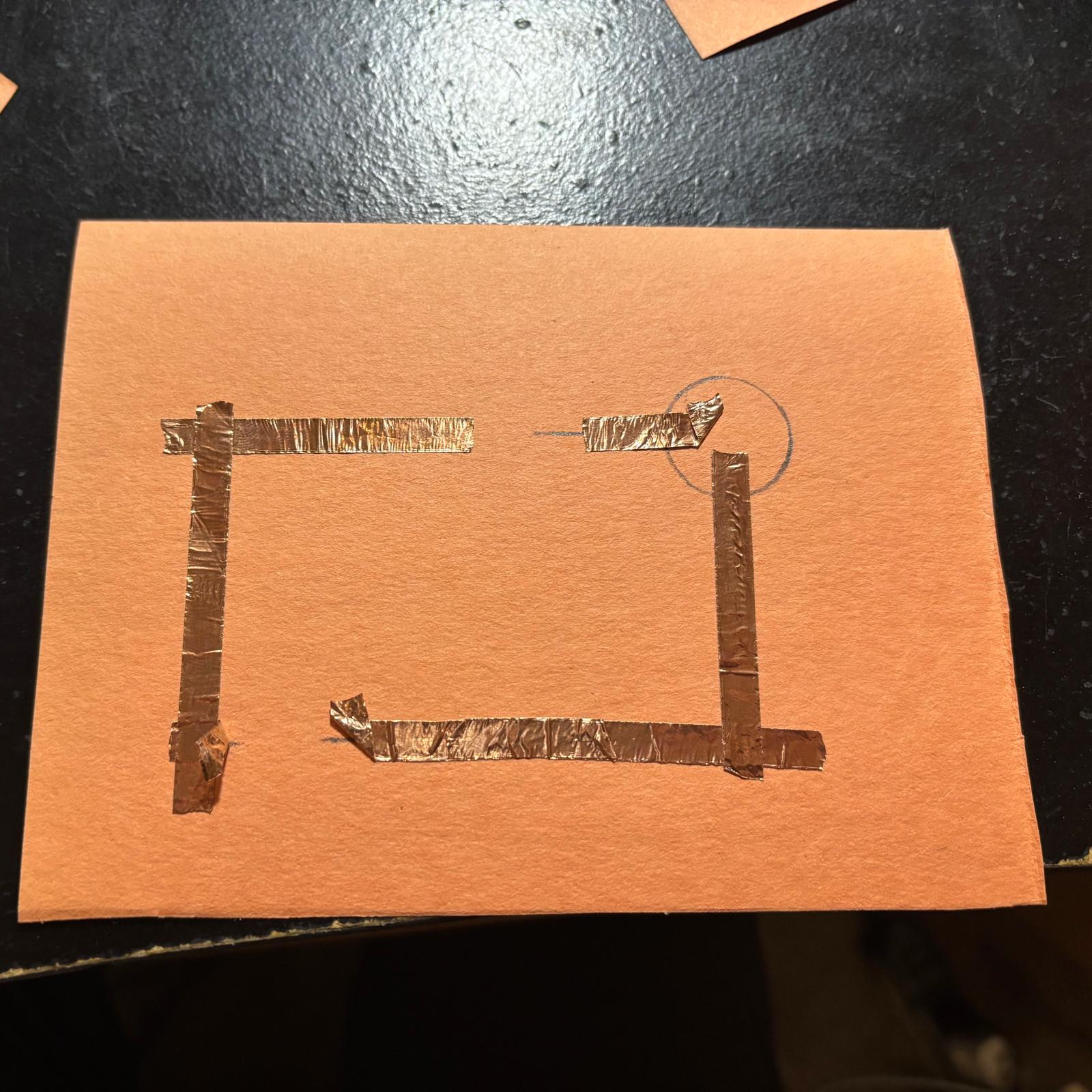 2nd step for 2nd Circuit(Conductor sheet)